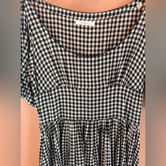Doen Black and White Gingham Dress - Picture 7 of 9